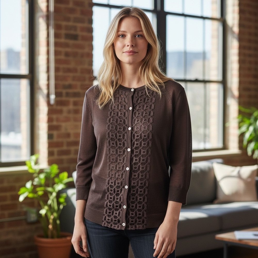 Tory Burch: Silk Blend Tissue Cardigan